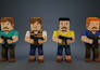 create low poly character rigging animation retro ps n64 psx y2k psk 3d model